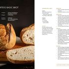"Sauerteig Basic Brot" Rezept: Vorbereitung 15 Min, Zubereitung 15 Min, Arbeit 30 Min, Stockgare 30-60 Min, 8-18 Std. Brotfoto daneben.