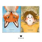 „Und dann kam der Fuchs.“ „Für einen Moment schauten wir uns tief in die Augen.“ Illustration: ein Fuchs und ein Kind.