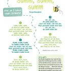 "Summ, summ, summ" – Körperklanglied für Kinder ab 3 Jahren, Dauer: 10 Minuten. Enthält Liedtexte über Insekten.