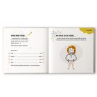 Links: "WENN DEINE FREUDE ...", Anleitungen und Fragen zur Freude. Rechts: "WO FÜHLST DU DIE FREUDE ...", Illustration einer Person.