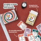 Um spielen zu können, braucht ihr das Bohei-Basisspiel. Kompakte Box zum Mitnehmen. 55 schweißtreibende Zusatzkarten.