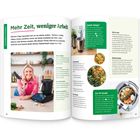 Mehr Zeit, weniger Arbeit. Zweiter Mitopf? Clever kochen. All in one. Reinfolge. One Pot Wonder. Frau mit Messer. Küchenmaschine.