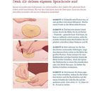 "Denk dir deinen eigenen Sprachcode aus!" Schritte zur Erstellung eines Codesystems mit Kreisscheiben, abgebildet mit Händen.