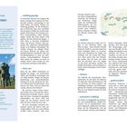 Links oben steht: "Slowenien ist ...". Darunter: "Ein kleines Land mit ungewöhnlich vielfältigen Landschaften". Unten links Infos über Fläche, Einwohner, Hauptstadt, Sprache und Klima von Slowenien. Rechts Karte Sloweniens und Text über kulturelle und natürliche Vielfalt.