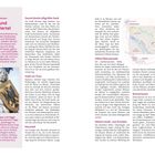 Seite 8. Überschrift: "Stadt und Stadtviertel". Texte über Bremens Besonderheiten, Stadtteile und Stadtgeschichte. Eine Karte zeigt die Lage von Stadtteilen. Bild von Bremer Wappen und Flagge. Texte thematisieren unter anderem Flüsse, Häfen und die Neustadt.