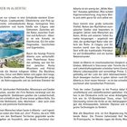 Willkommen in Alberta! Text beschreibt die Vielfalt und Natur Albertas, von Prärien bis zu Städten wie Calgary.