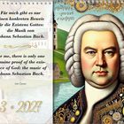 Kalender mit Zitat: „Für mich gibt es nur einen konkreten Beweis für die Existenz Gottes: die Musik von Johann Sebastian Bach.“