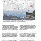 "Proyecto Aguatera für die Gemeinde Isla de La Plata, Bahía Málaga, illustrative summary." Illustration einer Küstenplanung mit Diagrammen.