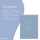 „Terminplaner: Format 18x23,5 cm, 148 Seiten, Fadenheftung, Softcover. Dankbarkeits-Planer in Blau mit Blumendesign.“