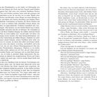 Seiten 12 und 13 eines Buches mit fortlaufendem Text über Gespräche zwischen Nachbarn und einem Pferdehändler.