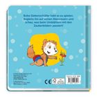 "Bobo Siebenschläfer liebt es zu spielen. Begleite ihn auf seinen Abenteuern." Illustration: Ein fröhlicher Siebenschläfer.