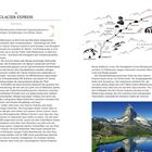 31 GLACIER EXPRESS

„Südschweiz“

Wissenswerte Details:
- Zeit: vor 2,58 Millionen Jahren
- Streckenlänge: 290 Kilometer
- Mindestfahrdauer: 8 Stunden
- Wichtige Haltepunkte: Zermatt, Brig, Andermatt, Disentis, Chur, St. Moritz
- Durchfahrene Länder: Schweiz

---

Ein kartografisches Design zeigt die Route des Glacier Express durch die Schweiz. Unten ein Bild des Matterhorns.