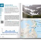 Nummer 07: Svartvatnet (165 m). Stiller Bergsee. Texte über Startpunkte, Charakter, und Wanderhinweise. Zeigt Karte und Foto.