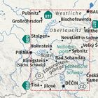 Aktivitäten: Wanderwege, Fahrradwege, Skitouren & Loipen. Orientierung: Gipfel, Berge, Quellen, Straßen. Eine topografische Karte.