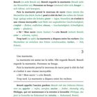 Zwei Spalten mit französischem Text und deutschen Übersetzungen. Unten auf der Seite steht die Zahl 13.