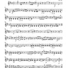 "Marsch, Violine II, komponiert in Salzburg, vermutlich Sommer 1780, KV 445." Notenlinien und musikalische Notationen.