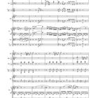 Seite 3. Noten für verschiedene Instrumente, darunter Flöten, Oboen, Fagott und Streicher. Musikpartitur.