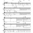 Notenblätter mit Anweisungen wie "Senza Tempo", "Dampen and recover the speaker freely with hand", Zahlenangaben und Positionen.