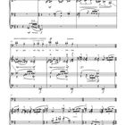 Musiknoten mit dem Text: "Sie schauten durch das graue Wasser, sich gegenseitig zu."

