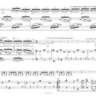 Noten für Sopran und Klavier. Texte: "ein wenig hervortreten, schleppend", "realise, etwas 'traditioneller'", "wie ein Gebet".