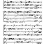 Quartetto IV D-Dur, Op. 8, AbtWV D4, Un poco Allegro. Notenblätter einer klassischen Komposition.