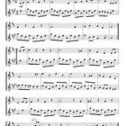 Text: "Rigaudon", "Johann Joachim Quantz (1697-1773)", "Track 40". Musiknoten auf fünf Systeme verteilt.