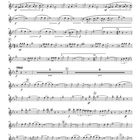 "Peter Mitterhofer Jubiläumsmarsch", für Flügelhorn 1, gewidmet Peter Mitterhofer. Partitur mit musikalischen Noten und Anweisungen.