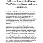 Kapitel 1: Zahlen als Sprache des Kosmos. Text beschreibt Zahlen als Schlüssel zur Ordnung und Astrologie.