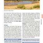 Seite 229, Abschnitt über Umoja und Ewaso-Ngiro-Fluss. Foto zeigt Flusslandschaft mit Bäumen im Hintergrund.