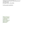 "du" in Orange, dann poetischer Text über Glück. Frage in Grün: "Welcher Mensch... glücklich?", Seite 36 unten in Hellgrün.
