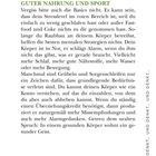 TSCHÜSS, STRESS: MIT GENUG SCHLAF, GUTER NAHRUNG UND SPORT. Text über Stressbewältigung durch Grundbedürfnisse erfüllen.
