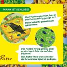 Wann ist Schluss? Alle Früchte geerntet, bevor das Puzzle fertig ist? Dann habt ihr gemeinsam gewonnen.