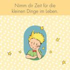 "Nimm dir Zeit für die kleinen Dinge im Leben." Illustration eines nachdenklichen Jungen mit Sternen, 1. Juli, Donnerstag, KW 26.