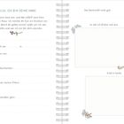 Der Text ist eine persönliche Vorstellung einer Oma. Es gibt Lücken zum Ausfüllen, um die Oma zu beschreiben. Illustrationen zeigen Hasen.