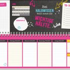 Habit-Tracker, Juni Kalendertage, "Bei Halbwissen fehlt meist die wichtige Hälfte," To-Do-Liste, Wochentage Montag bis Sonntag.