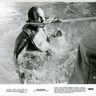 "THE GLOVE" A PRO INTERNATIONAL RELEASE. Ein Mann mit Taucheranzug kämpft sich durch Wasser mit einem Speer.