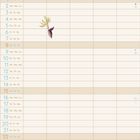 Kalender für August. Illustration: Zwei Affen auf Palmenblättern. Wochenbeginn: Sonntag. Feiertage sind markiert.