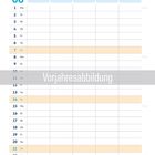 „Bugs 'n' Kisses“. Oben ein VW-Käfer als Offroad-Illustration. Kalenderblatt für Juni mit Wochentagen.