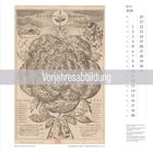 Der Text lautet "Vorjahresabbildung". Rechts im Bild steht ein Kalender für Juli 2026. Links ist eine historische Karte.