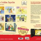 Entdecken. Erzählen. Begreifen. Alter: 3-8 Jahre. Von Adventsheiligen und Weihnachtsgeschichten aus der Bibel. 12 Karten.