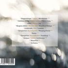 Liste mit Titeln wie "Sångarstinen" und "Tåreporten". Abstrakter Hintergrund mit Lichtreflexionen. Barcode unten.