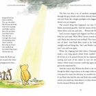 Seite aus einem Buch: Text links beschreibt ein Gedicht über Winnie-the-Pooh. Rechts eine Geschichte über einen Talentwettbewerb.