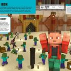 Text: "PICK A BOX", "TREASURE CHEST", Anweisungen zu Spielmechanik. 

Szene: Pixel-Art-Figuren, Zombies, Kisten, Kerzen, Arena.