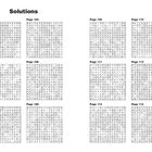 Text: Solutions, Seiten 103 bis 114. Gitter mit Worten sind durchgestrichen.