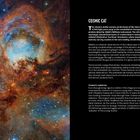 "Cosmic Cat" beschreibt die chaotische Sternenwiege der Cat's Paw Nebula. Farbenprächtige Nebelstruktur mit blau glühenden Regionen.