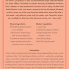 OLD FASHIONED: Zwei Rezepte für klassische und moderne Zutaten. Zubereitungshinweise für beide Versionen.