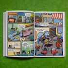 Comic mit Katzenfiguren. Dialoge:
"Come get your space cookies!"
"Help us bring our friend home from space!"
"Cat-Stro-Bot, your three o'clock is here."