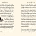 "Yoruba Mythology", "Part 1: The World of Orisa", "Orisanla Creates the World", Seiten 12 und 13, Illustration von Figuren auf einem Boot.