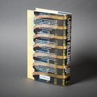 Buchdeckel mit Text: "LONDON FALLING" und "PATRICK RADDEN KEEFE". Mehrere Zitate von Autoren und Lob auf der Rückseite.