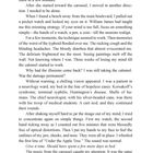 Text: Jess Wright  
Eine Geschichte über Erinnerungen, Halluzinationen und das Zurückgewinnen der Realität. Seite 4.